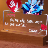 Make your mom's day special with Personalized Text Photo Light Board - Perfect Mother's Day Gift