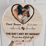 Personalized Custom Mother Round Wooden Sign - Perfect First Mother's Day  Plaque Gift for Mom