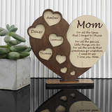 Show Mom Your Love with a Personalized Handmade Wooden Plaque Mother's Day Decoration Perfect Gift from Daughter or Son