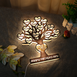 Personalized Family Tree Night Light with Name and Photo - Perfect First Mother's Day Gift