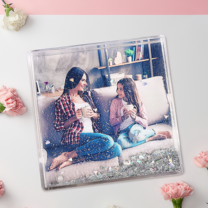 Personalized Quicksand Photo Frame - Make Mom's Day Special with a Custom Gift