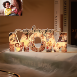 Personalized MOM Photo Light with Collage: Unique and Creative Mothers Day Gift Idea