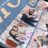 Customized The Best Mom Photo Blanket - Perfect Mom Mother's Day Gift
