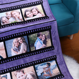 Wrap Mom in Love with Personalized Photo Film Blanket - Perfect Mother's Day Gift