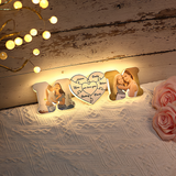 Personalized Mom Photo Puzzle Lamp - Custom Name & Picture - Unique First Mothers Day Gift for Mom