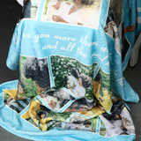 Personalized Custom MOM Photo Blanket Create a One-of-a-Kind Gift for Mom