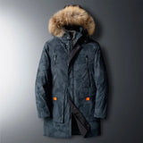 Winter Men Jacket Padded Parka Punk Man Winter Thick Coat Artificial Fur Big Pockets Long Parkas Snowjacket Coats for Men