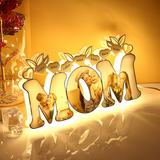 One-of-a-Kind Mom Photo Name Collage Light - Personalized Mom Gifts For Mother Day