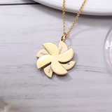 Personalized Spinning Pinwheel Necklace with Custom Name Engraving funny gifts for mom
