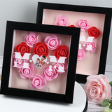 Personalized Photo Flower Box Gift for Mom - Add Your Family Names and Show Your Love