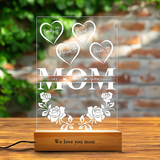 Customized Night Light with Kids' Names - Perfect for Mom on Mother's Day
