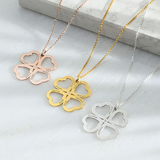 Custom Leaf Heart Necklace with Birthstone in Rose Gold Plating Personalized and Meaningful Jewelry
