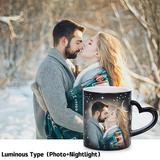 Personalized Magic Photo Mug - Heat Sensitive Color Changing Cup with Custom Image - Perfect Gift Idea for mother day