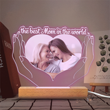 Capture Mom's Heart with Personalized Acrylic Photo Night Light - The Perfect Mother's Day Gift  for mom