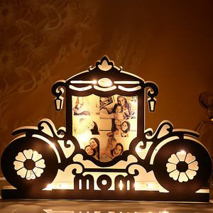 Personalized Carriage Photo Frame Night Light: A Unique Mother's Day Gift for Mom